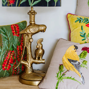 Birdlife in Yellow cushion