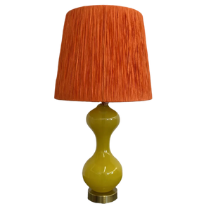 Yellow Hourglass Lamp base