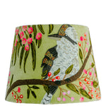 Kookaburra on Sage Green Vlevet