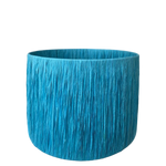 Turquoise Raffia lampshade extra sml