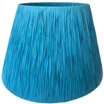 Turquoise Raffia lampshade medium