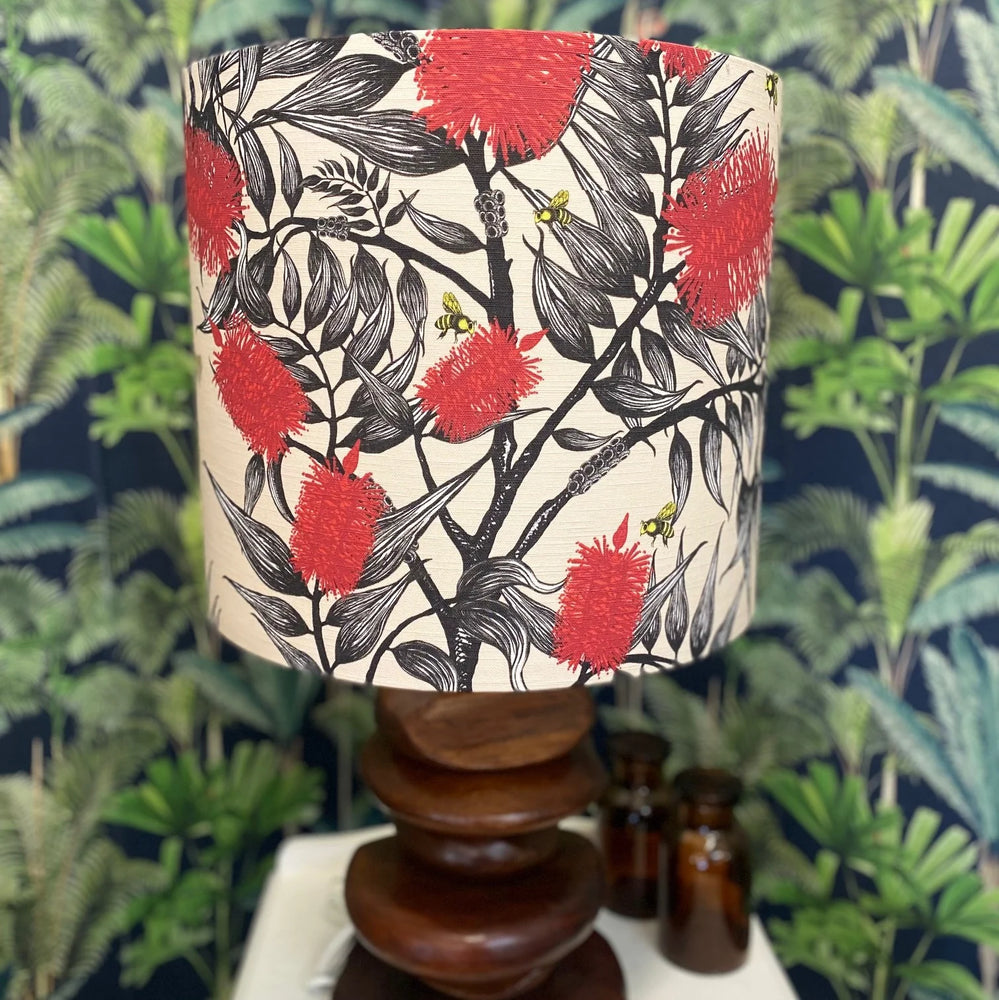 Bees in the Bottlebrush Custom Made Lampshade