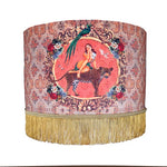 Alice Fringed Velvet Lampshade