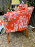 Orange Ficifolia tub chair