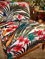 Tropicana Velvet Slipper Chair